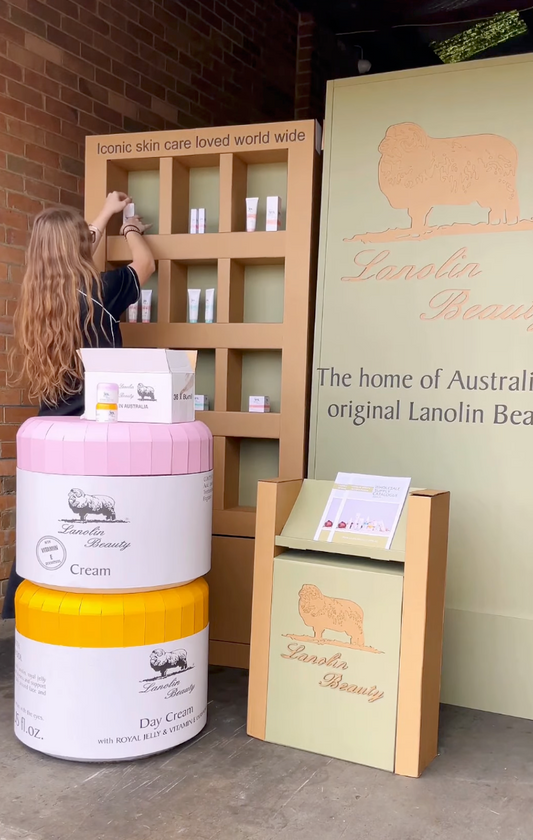 Case Study: Lanolin Beauty tradeshow setup
