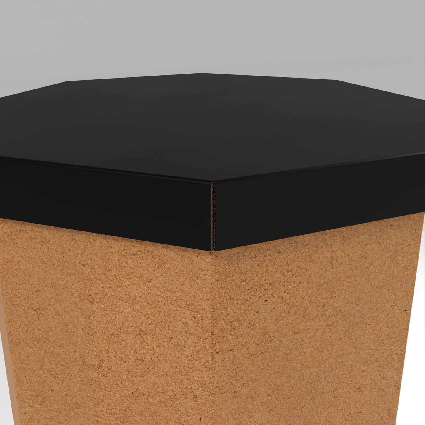 Hex High Table and 3 high stools