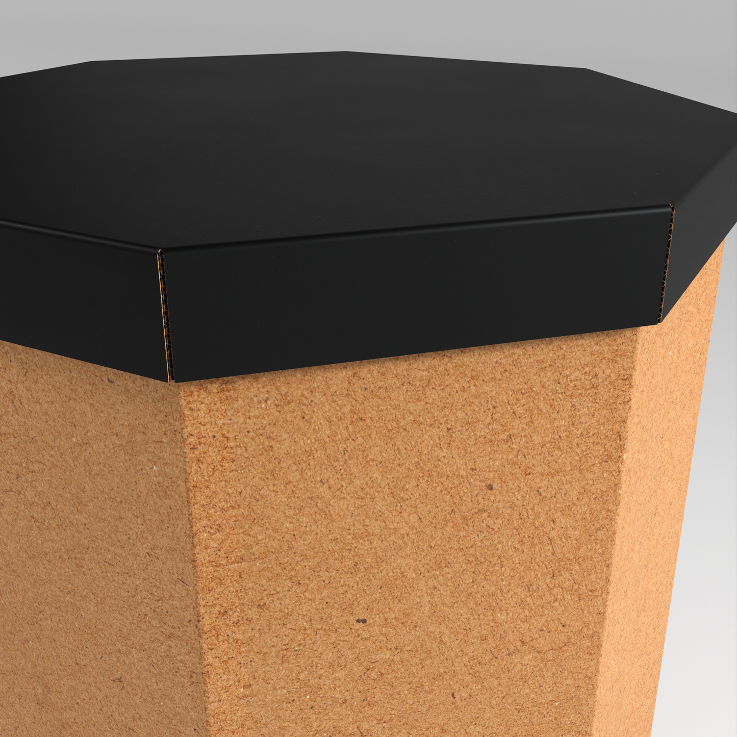 Hex High Table and 3 high stools