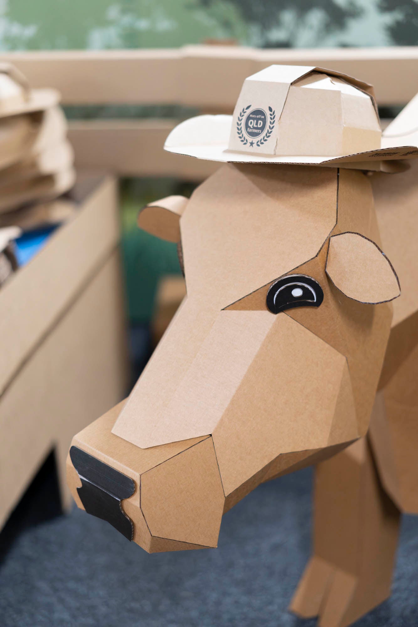 Cardboard Cow