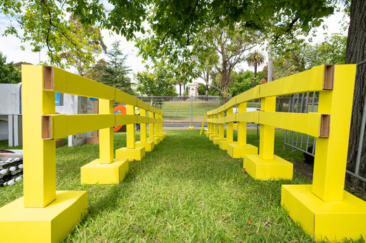 Cardboard Event Bollards & Fencing System