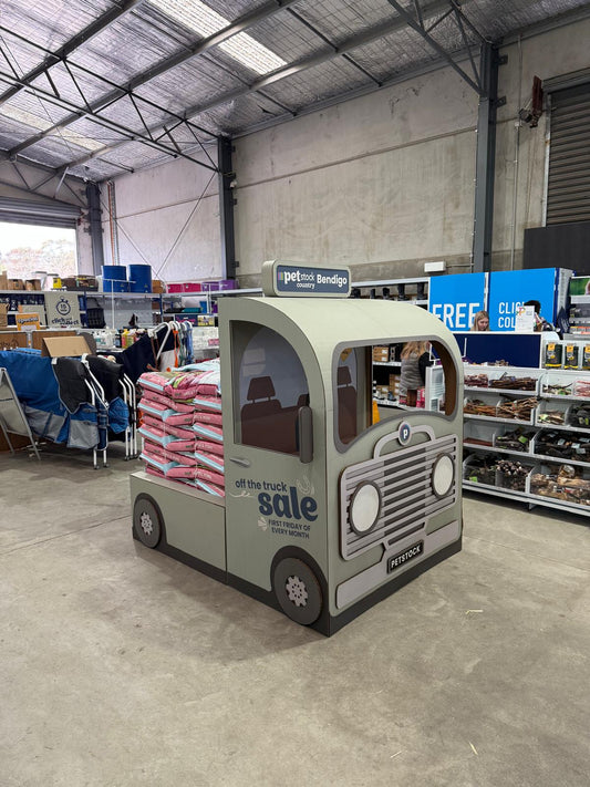 End of Aisle Displays That Don't End Up in Landfill