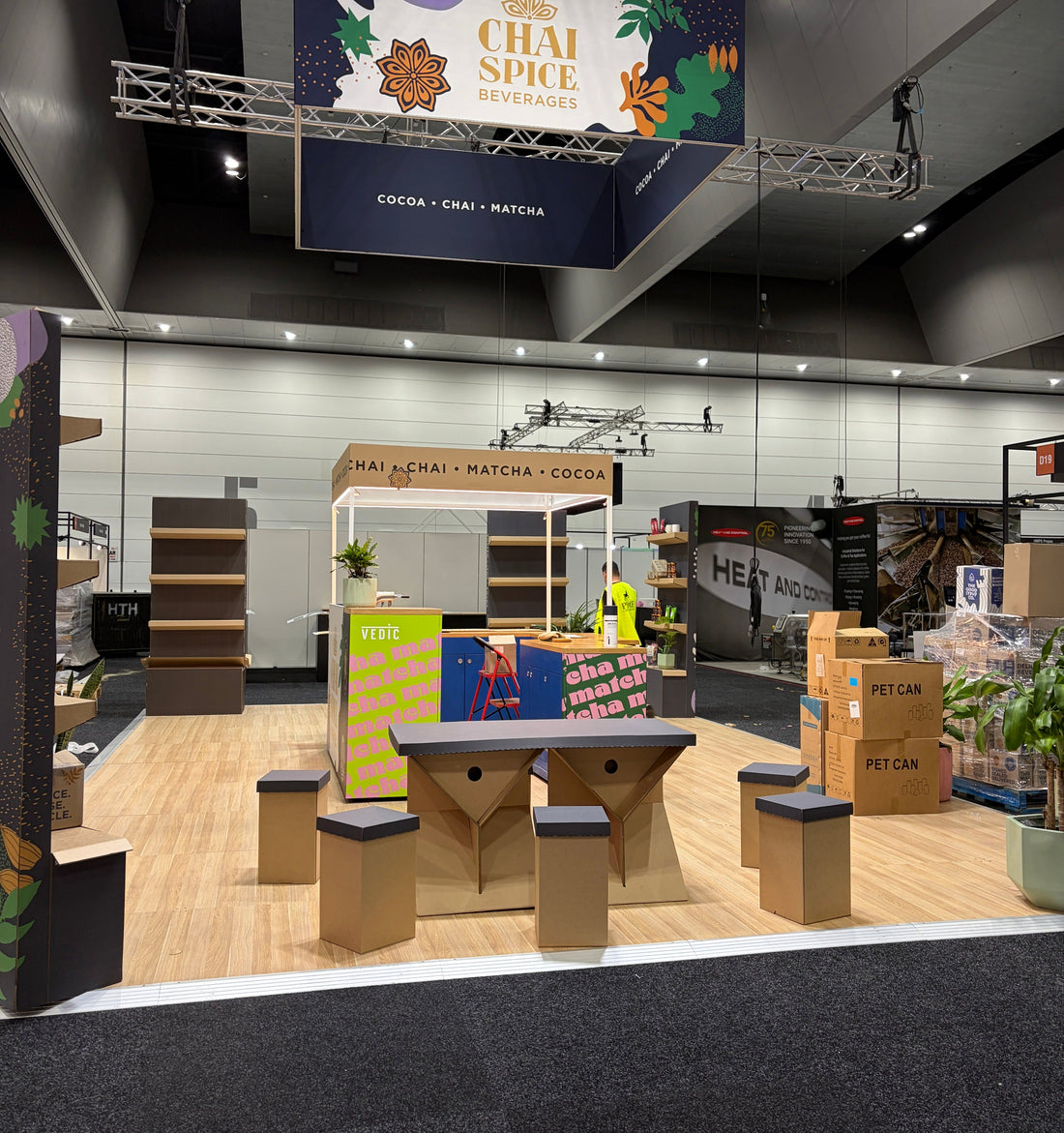 Chai Spice MICE Exhibition Stand | Island Stand Case Study