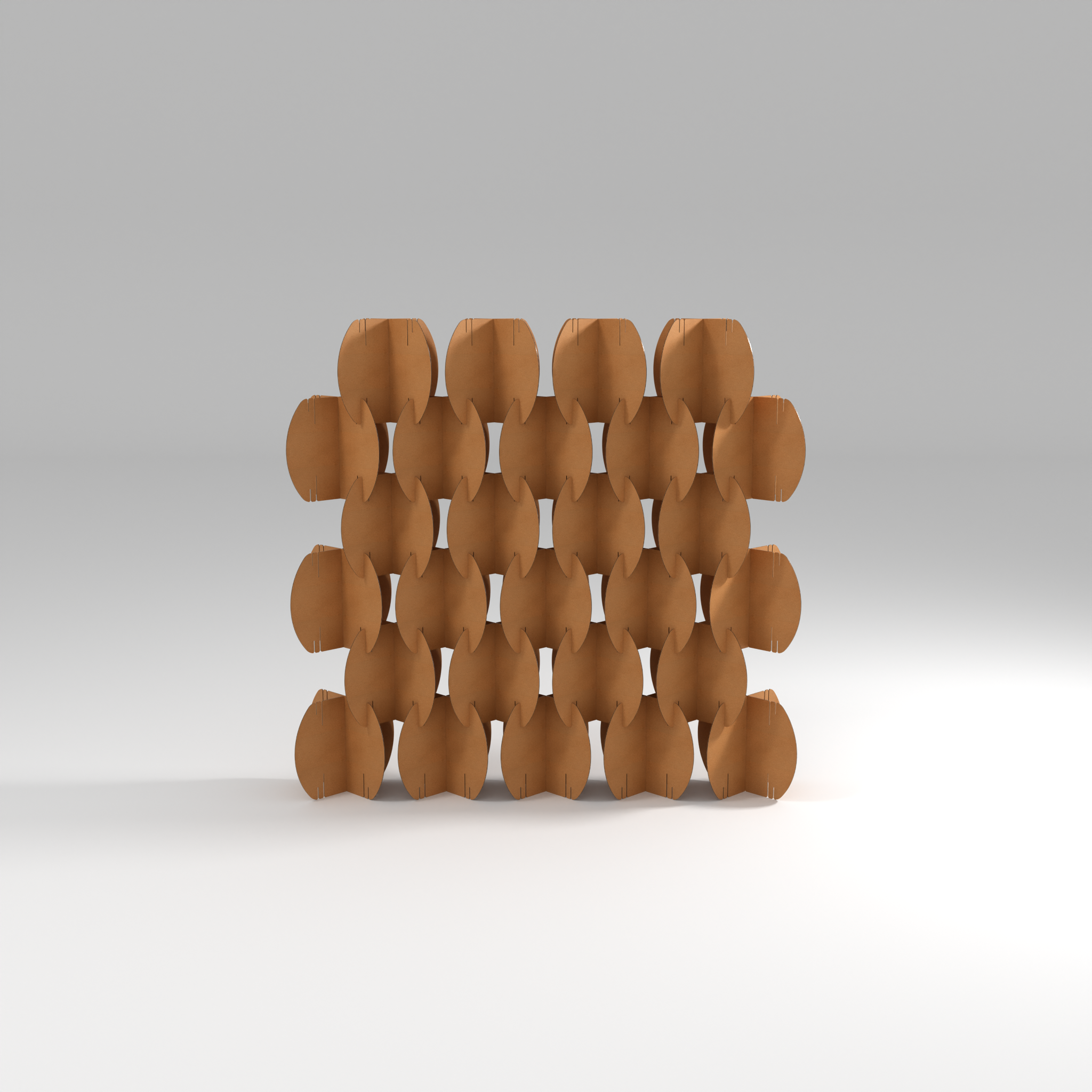 Klak Modular Cardboard Room Divider