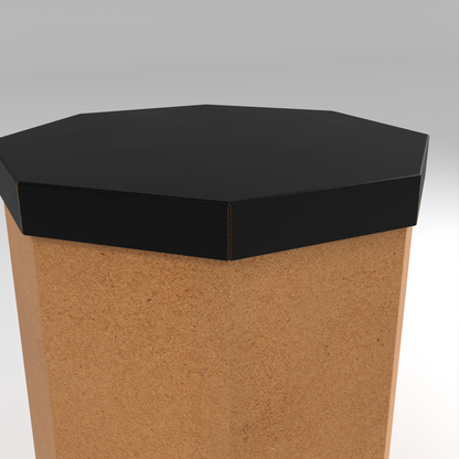 Octagonal Cardboard Table