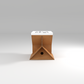 Square Table and set of 3 stools - design your own