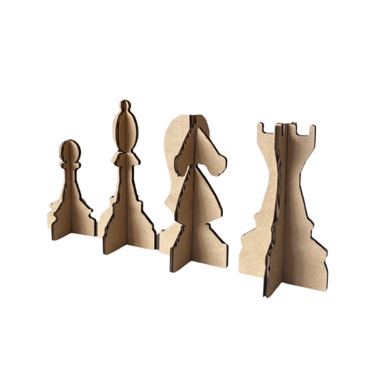 Cardboard Chess Game for Events and Activations