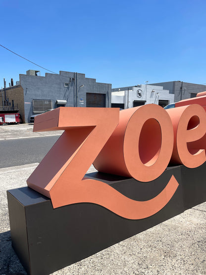 Giant Cardboard Brand Logos