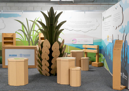 Cardboard Exhibition & Display Walls