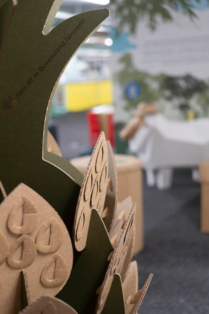 Cardboard Pineapple
