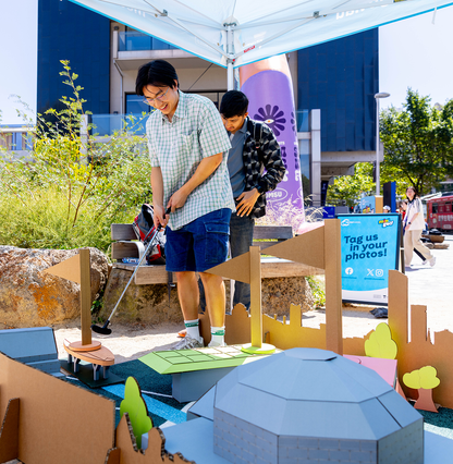 Cardboard Mini Golf Course