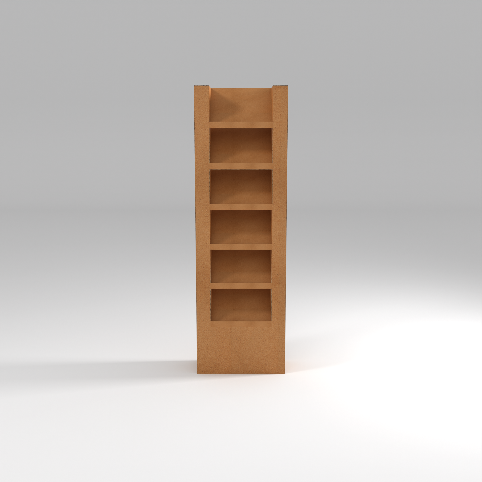 Cardboard Magazine Rack for Events and Exhibitions